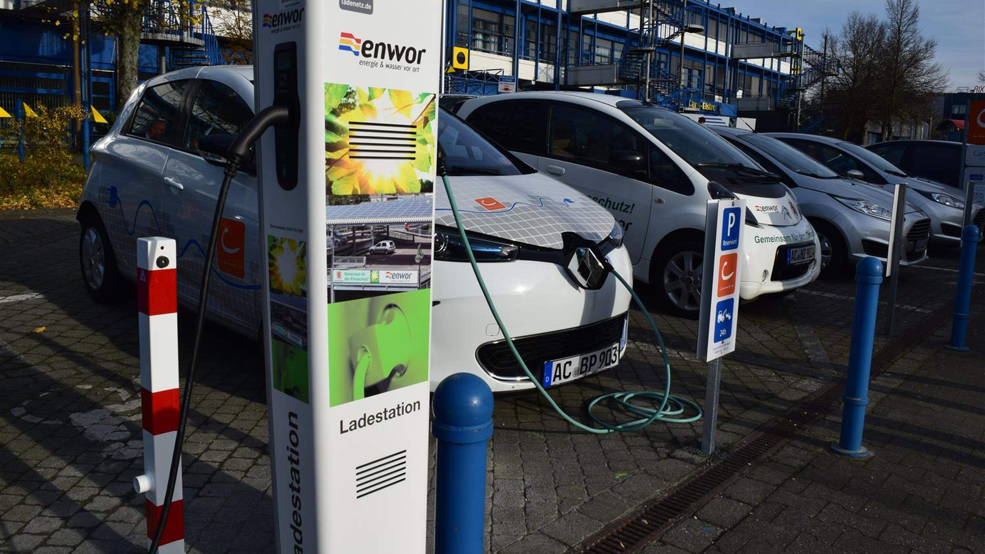 Neuer Ladepunkt für Elektroautos in Herzogenrath Aachener Zeitung