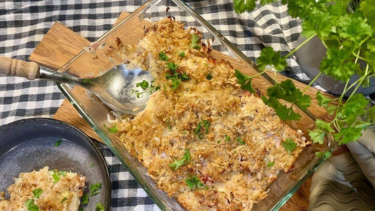 Sauerkraut-Kassler-Auflauf mit Kartoffelkruste | Aachener Zeitung