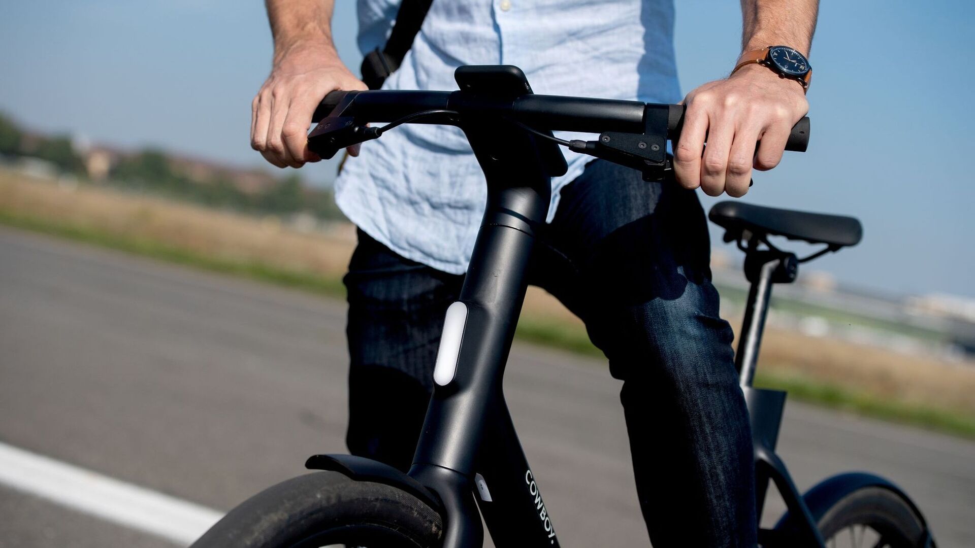 fahrradgriff leder Handgenähte Ledergriffe für Brompton-Fahrrad main image 0