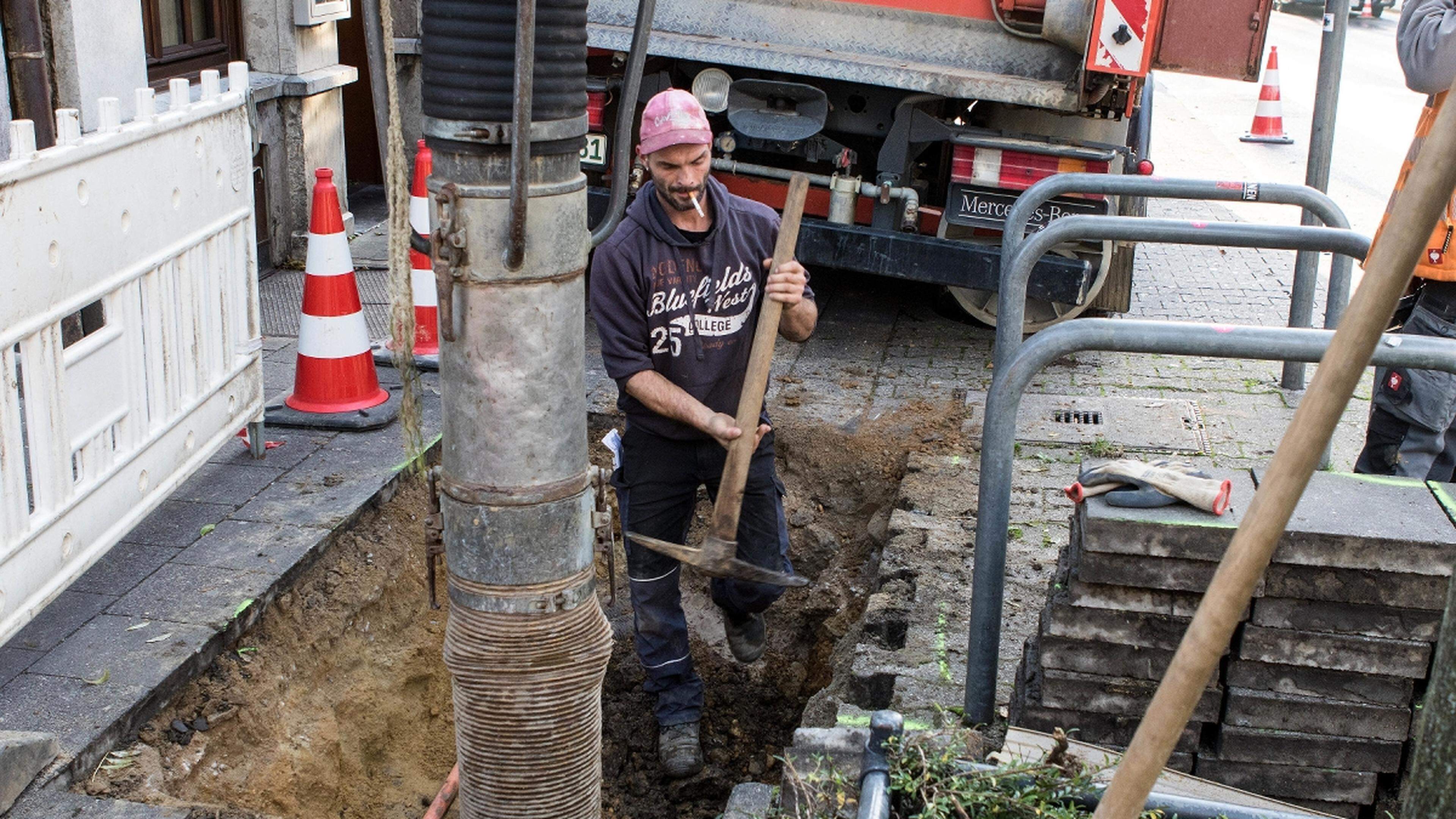 Der Rohrbruch in der Pontstraße nervt die Wirte Aachener Zeitung