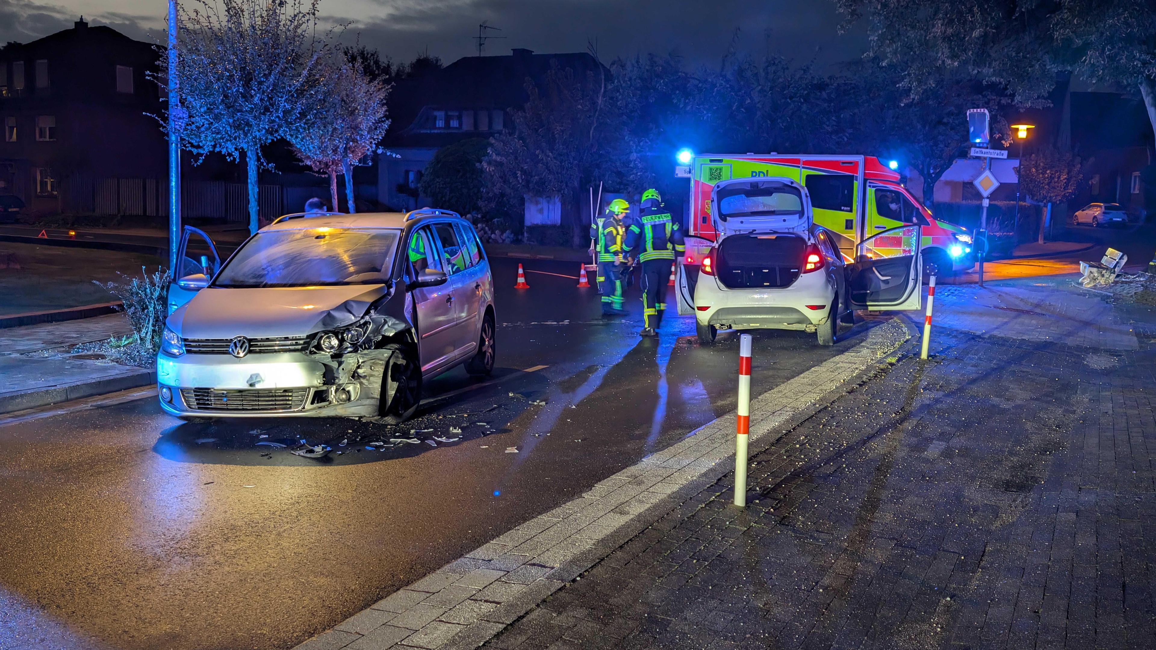 Unfall in Saeffelen: Zwei Pkw kollidieren