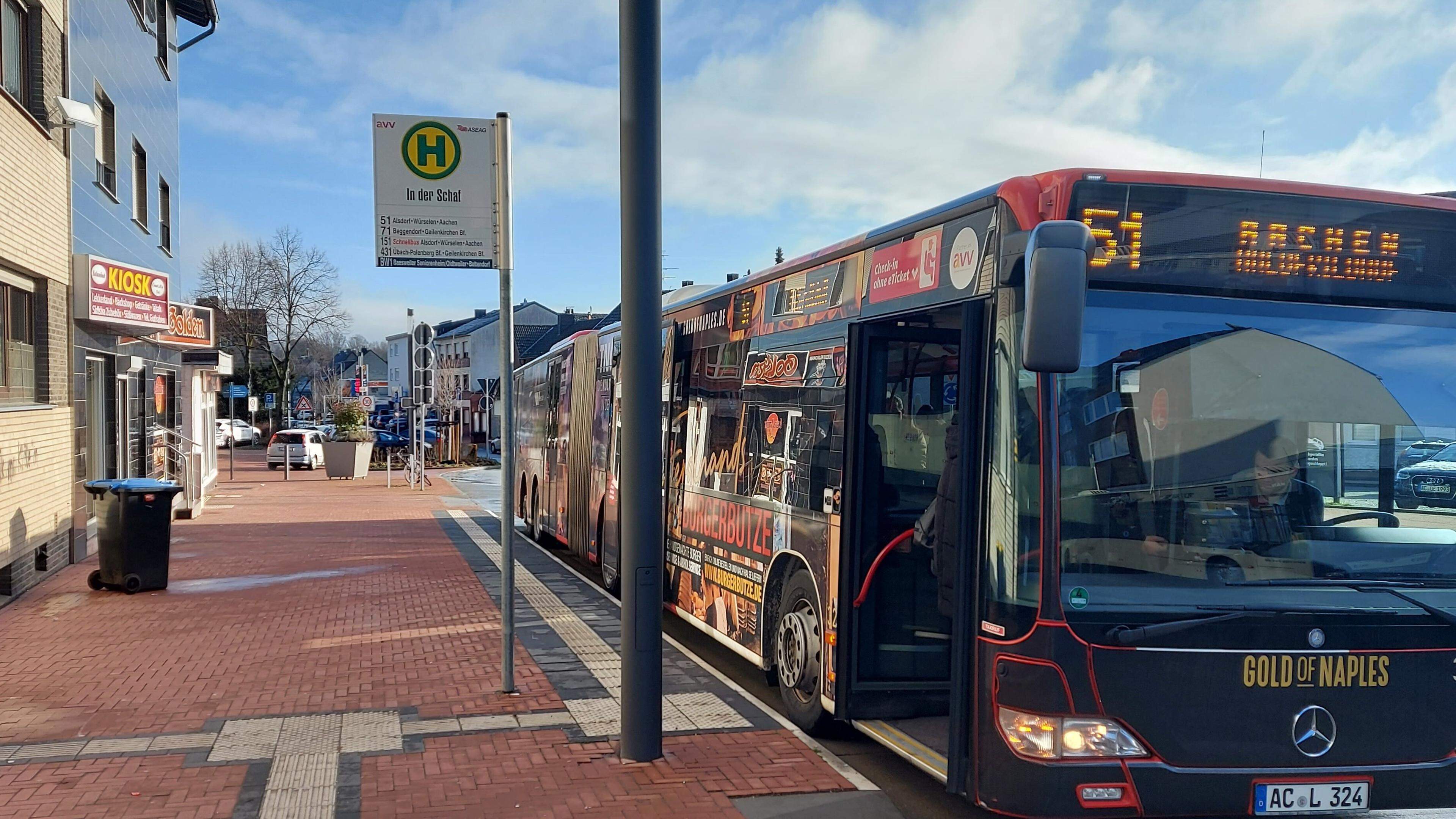 Pendelbusse sollen das Angebot der Linie 51 ergänzen | Aachener Zeitung