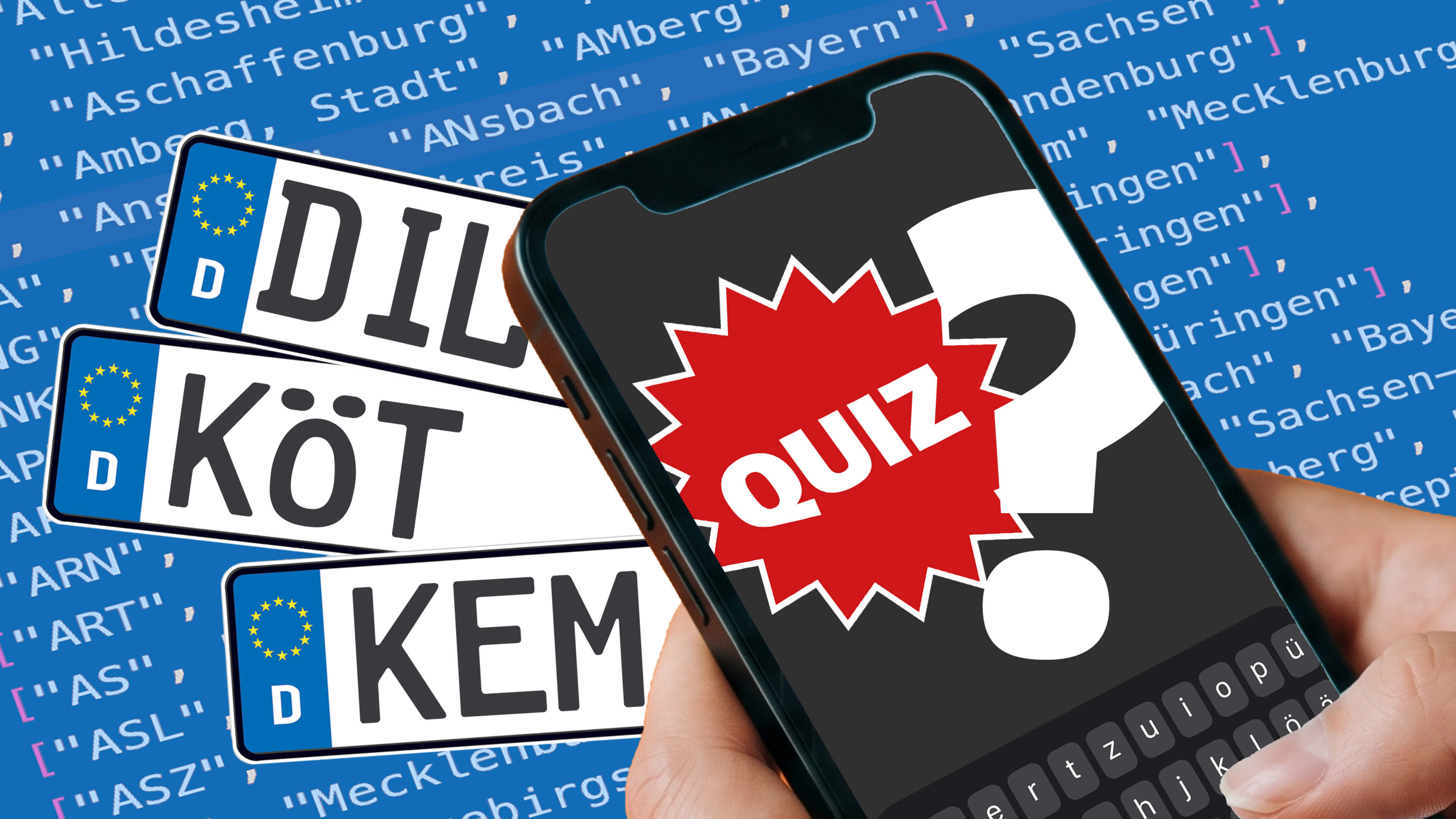Von AC bis WAF: Das große Kennzeichen-Quiz