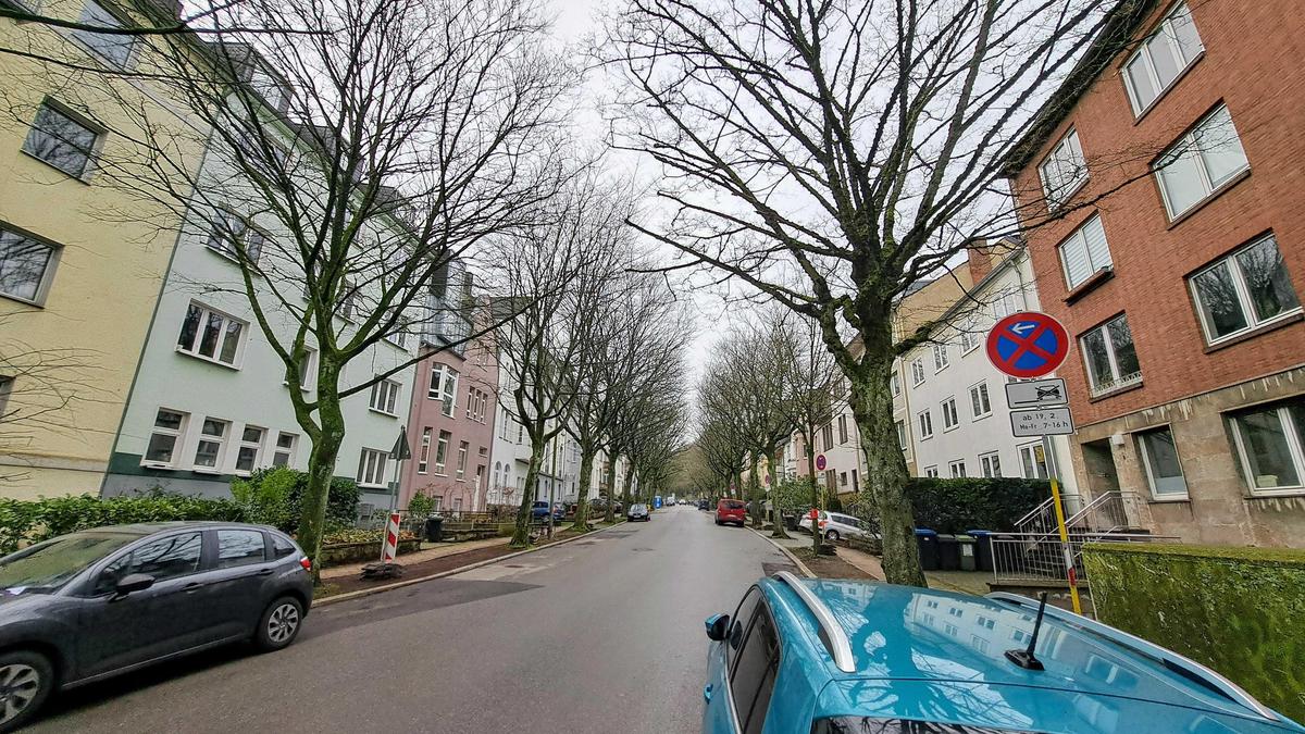 Parkverbot eingerichtet Kanalbefahrung an der MariaTheresiaAllee in