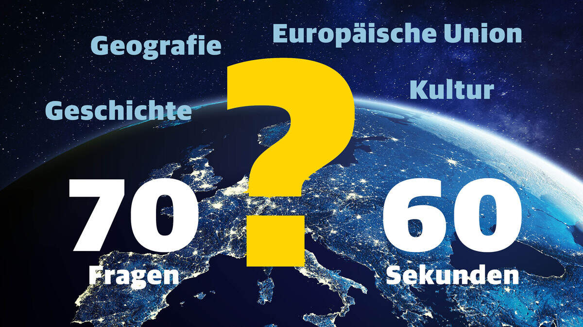 The Europe Quiz: 60 seconds and up to 70 questions
