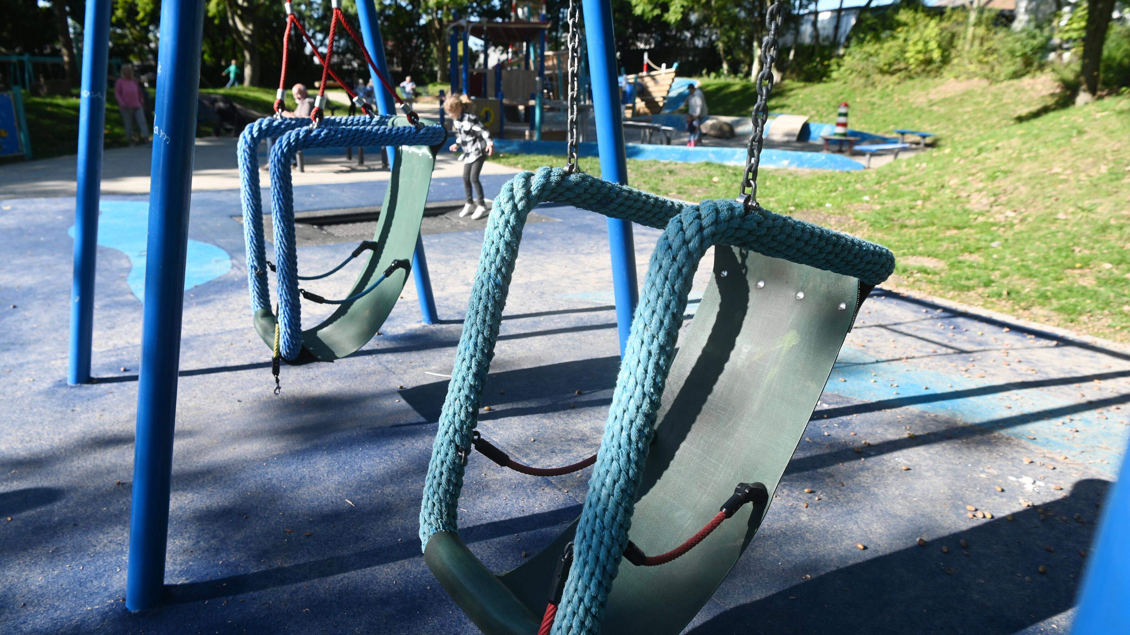 Blue Slide Playground at Frick Park