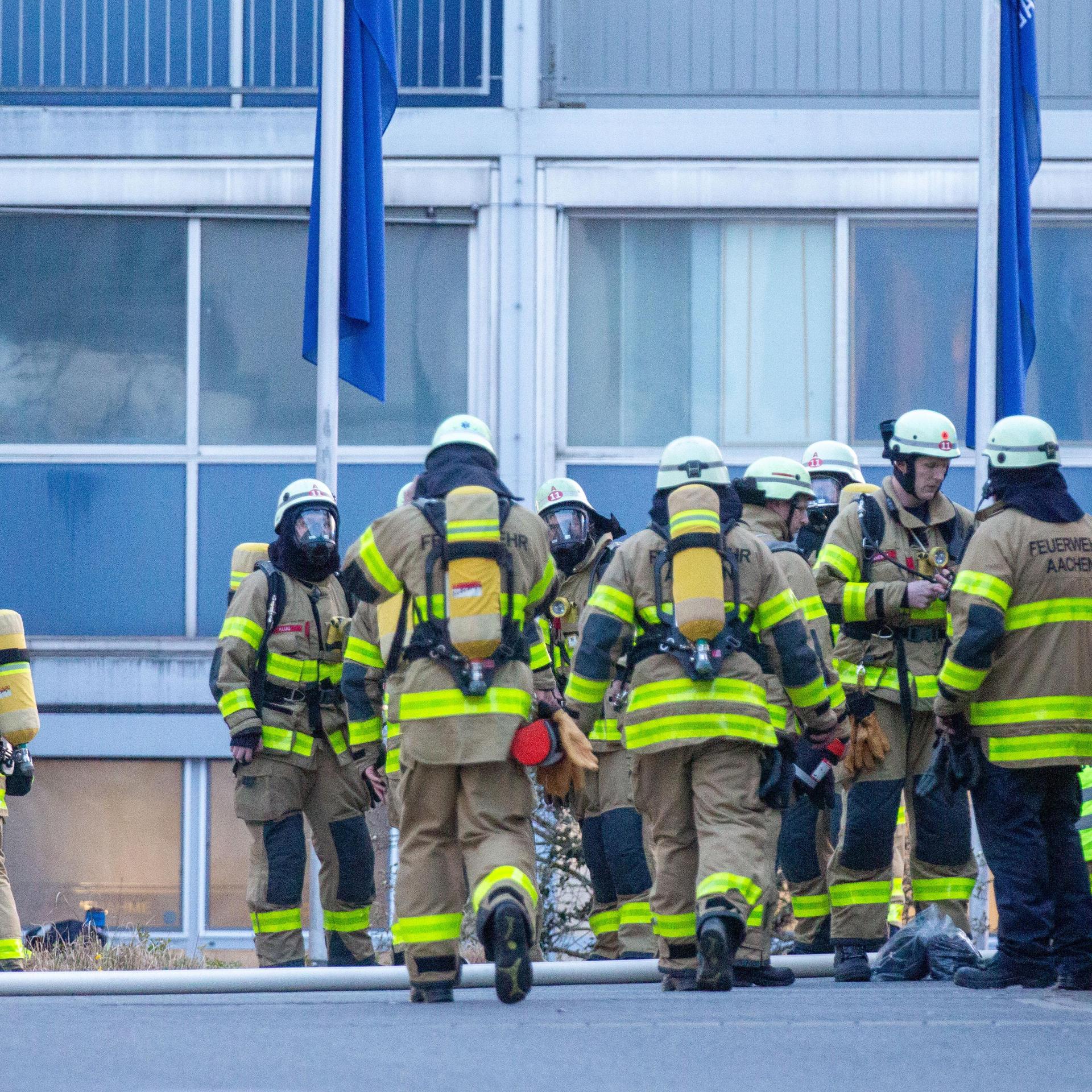 Tatort Krankenhaus: Der Brandanschlag auf das Luisenhospital führte zu einem der größten Einsätze in der Region in den letzten Jahren.