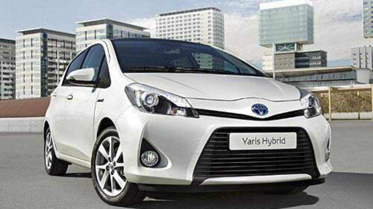 Yaris kommt als Hybrid Batterie verschwindet unter der Rückbank Aachener