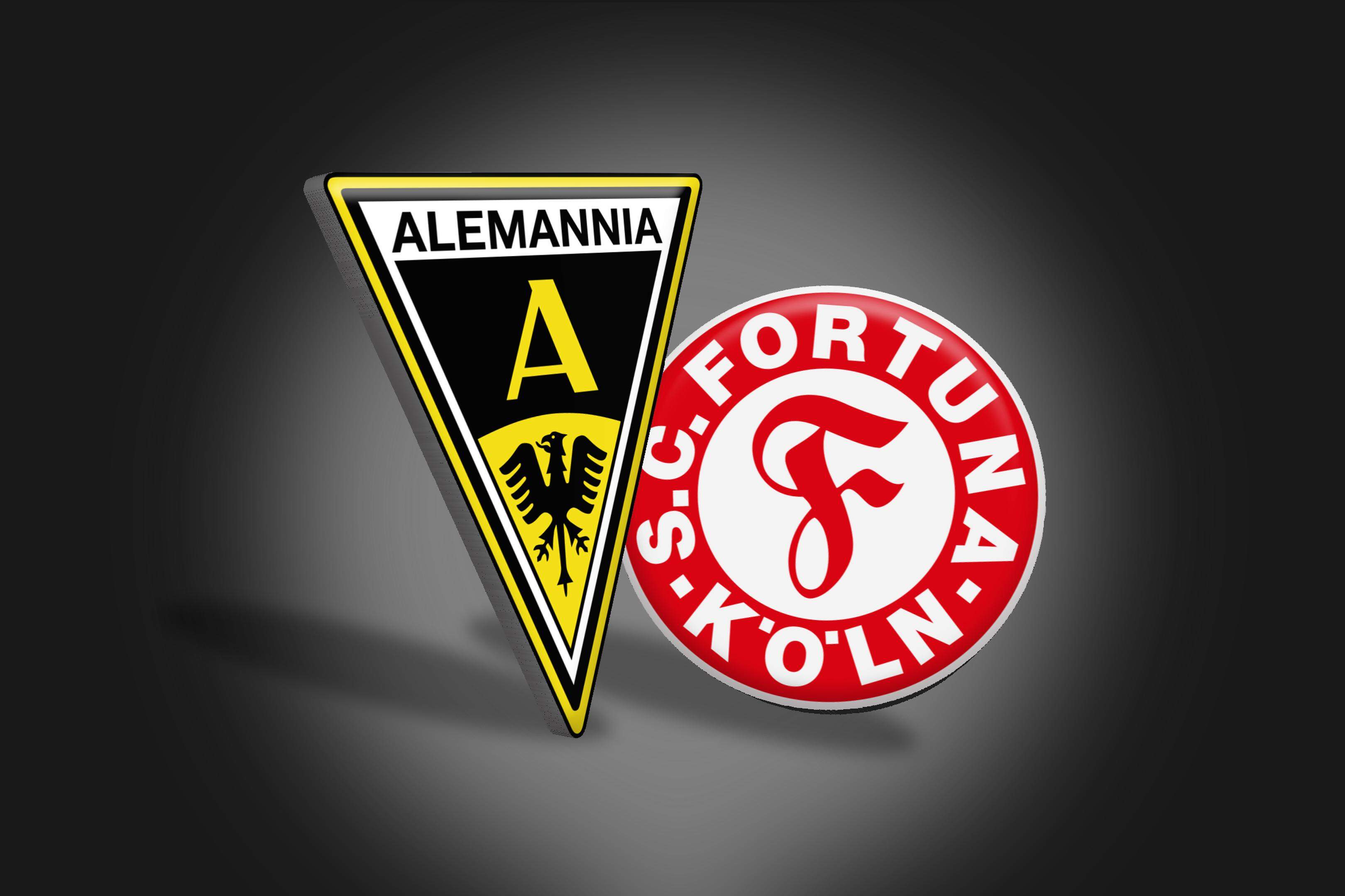 Zwei Schwergewichte der Liga im Duell: Alemannia Aachen und Fortuna Köln.