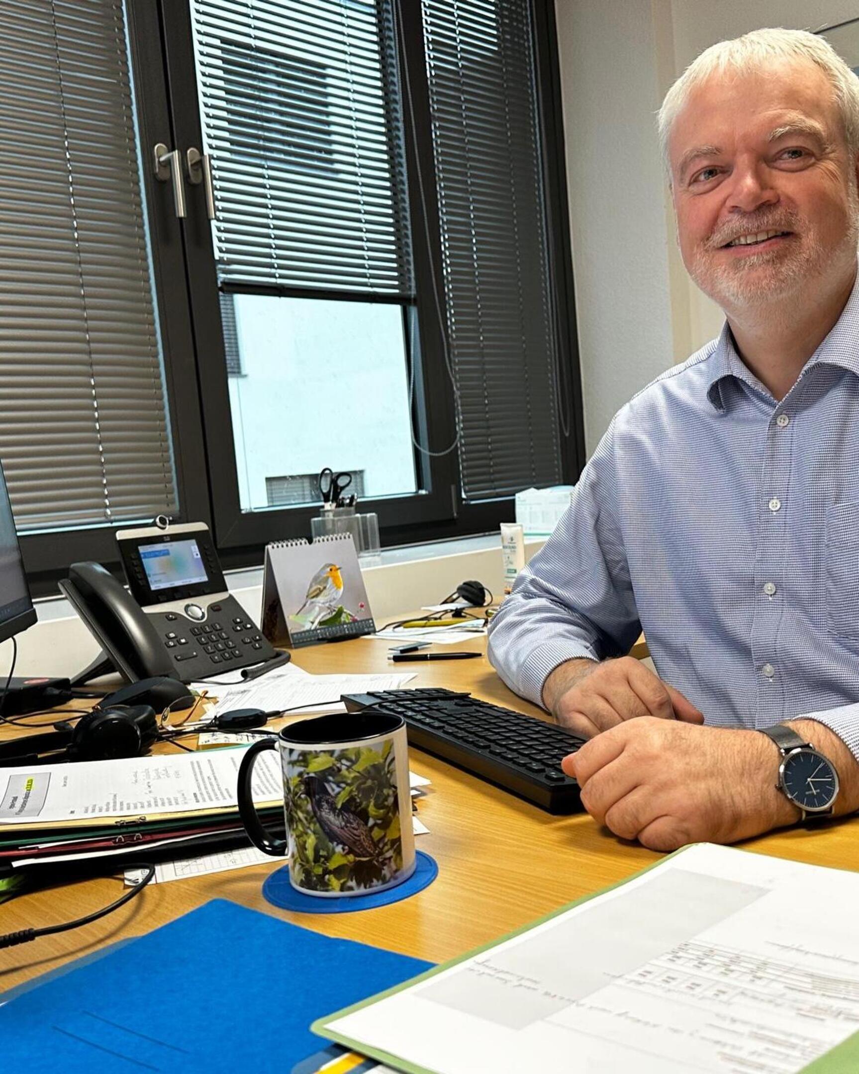 Dr. Norbert Schnitzler geht am 20. Dezember in den Ruhestand. Seit 2011 arbeitet er beim Kreisgesundheitsamt, seit 2013 als dessen Leiter. 