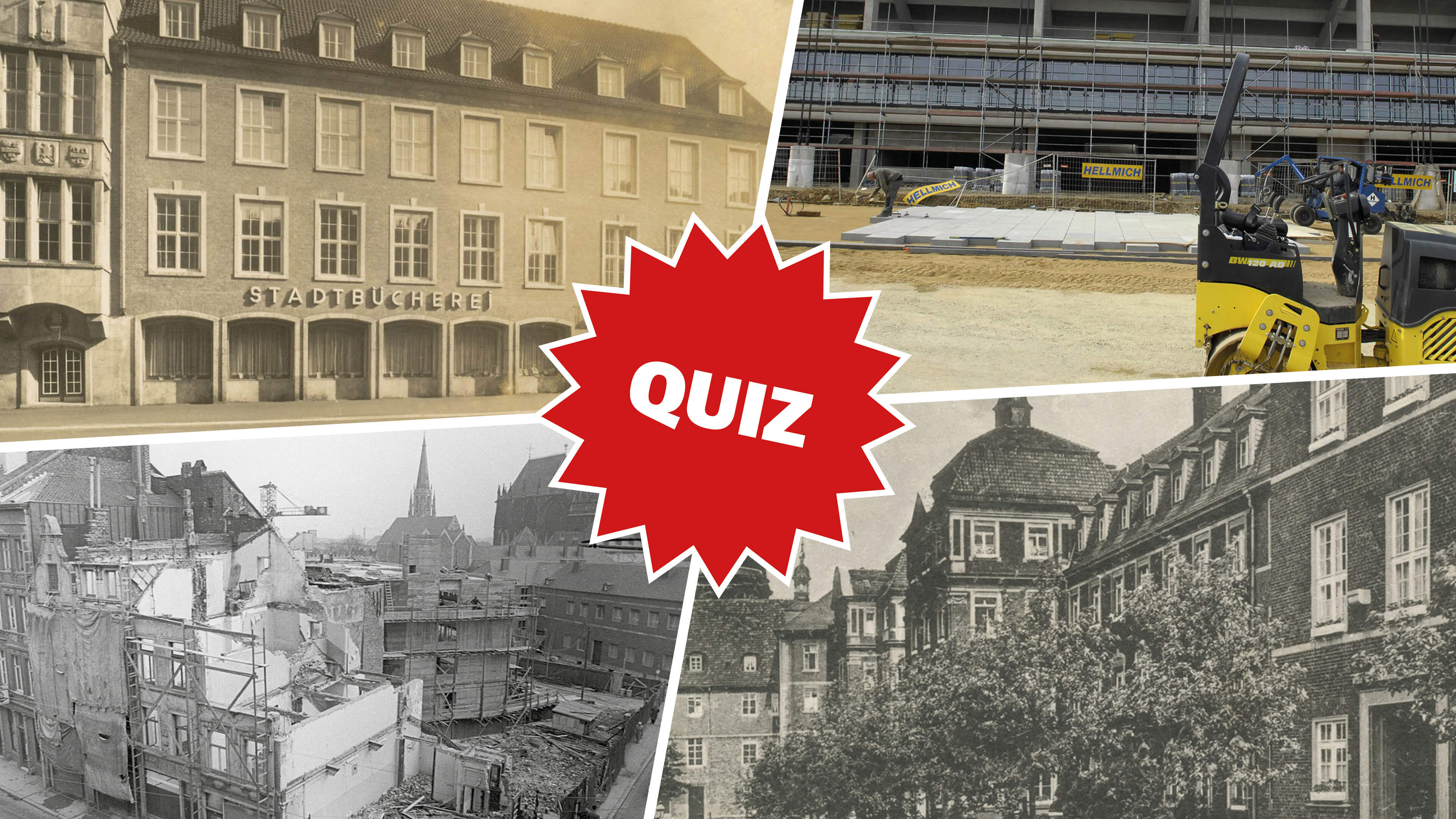Fünf Straßen, fünf alte Ansichten – wie gut kennen Sie Aachen?