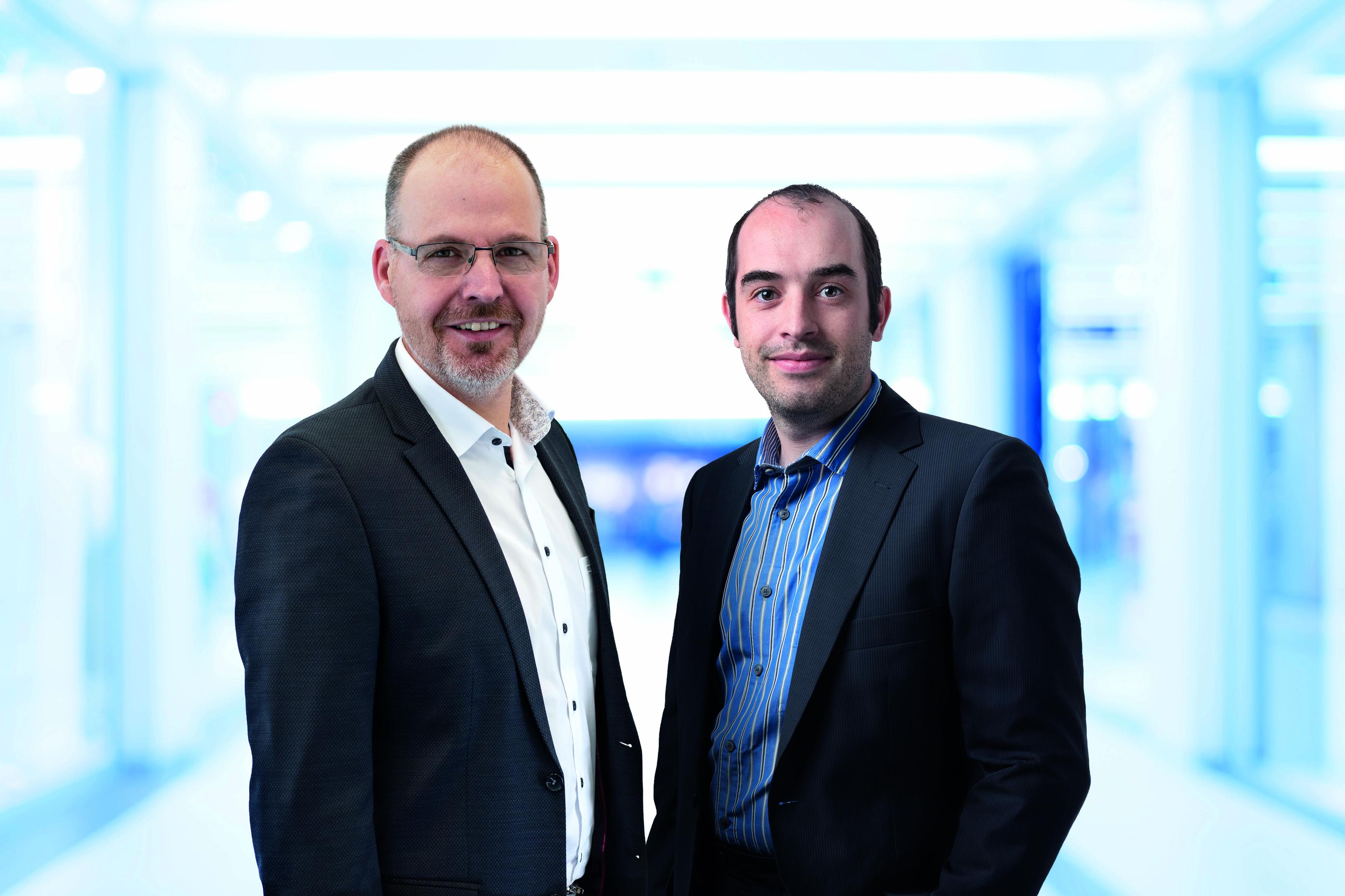 Roland Hambach und Peter Schroer leiten künftig gemeinsam die ene't GmbH und die ene't Service GmbH.