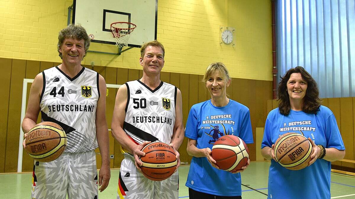Ages 60 and over at the European Maxi Basketball Championship in Athens