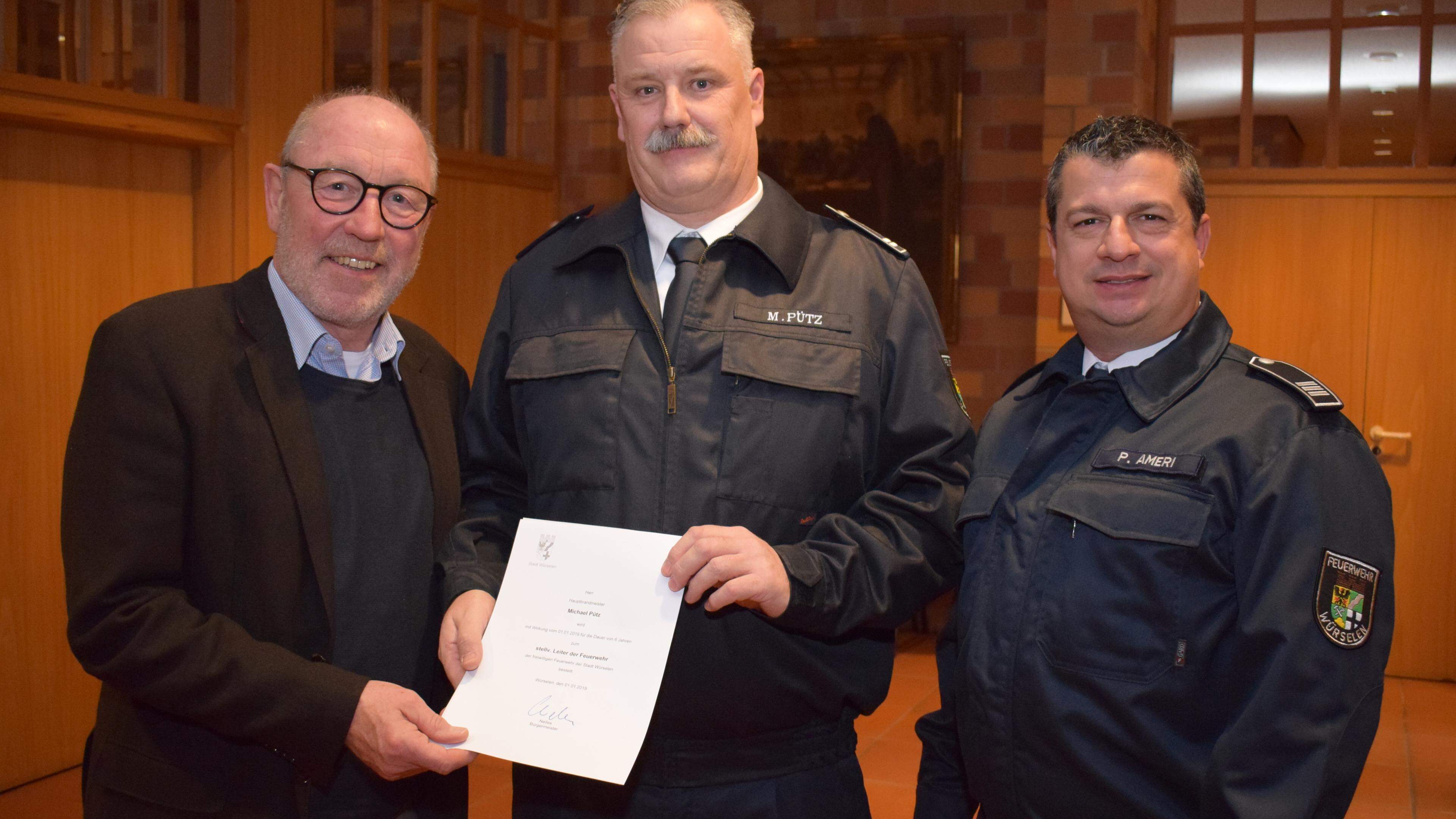 Neuer stellvertretender Leiter der Feuerwehr Würselen Aachener Zeitung