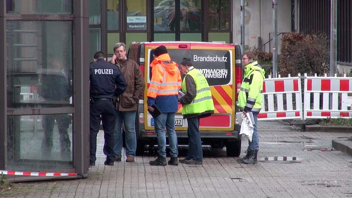 Feuer am WZL Räumung nach Chemikalienfund Aachener Zeitung