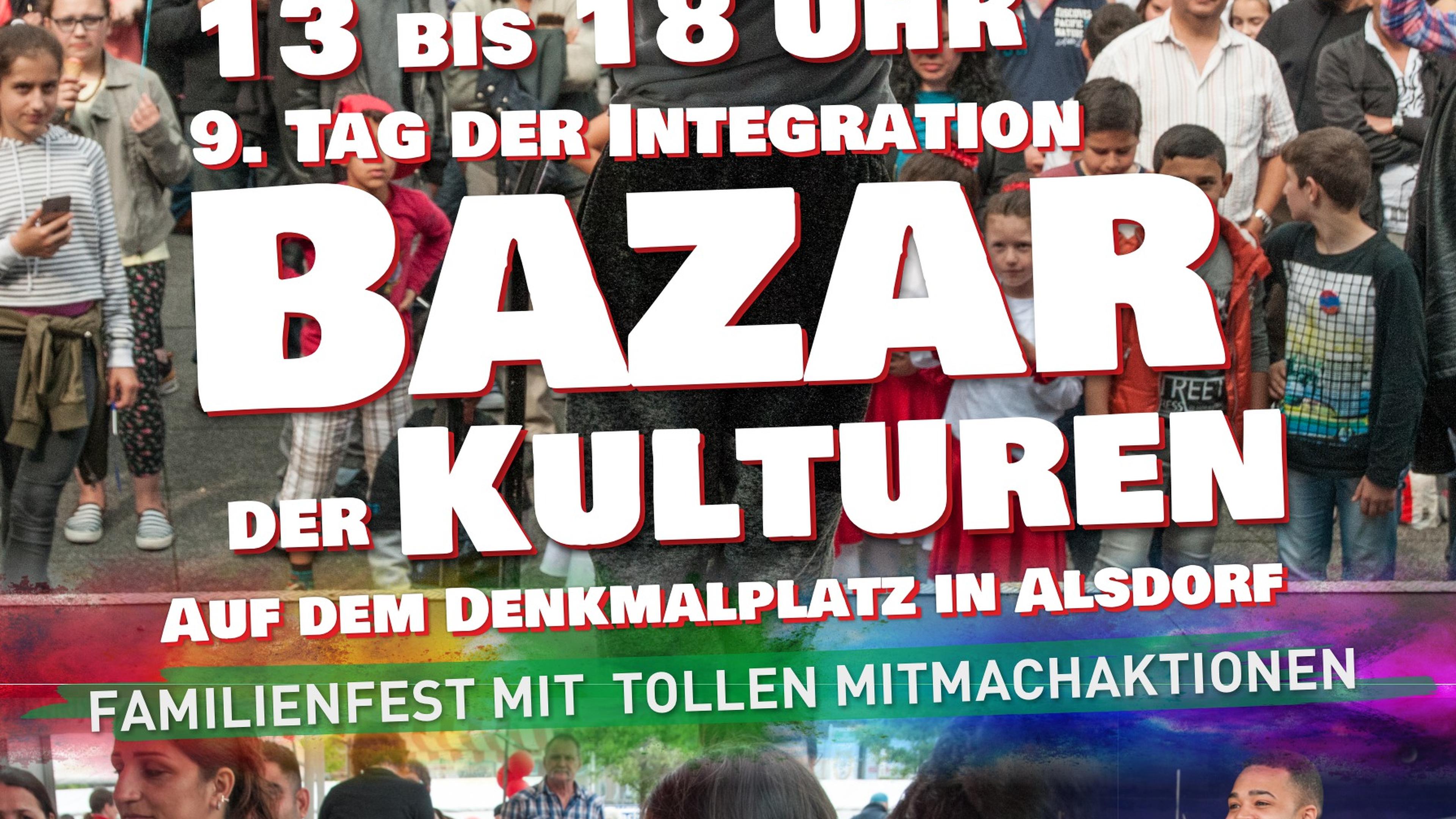 Einladung zum gro&szlig;en &bdquo;Bazar der Kulturen&ldquo;