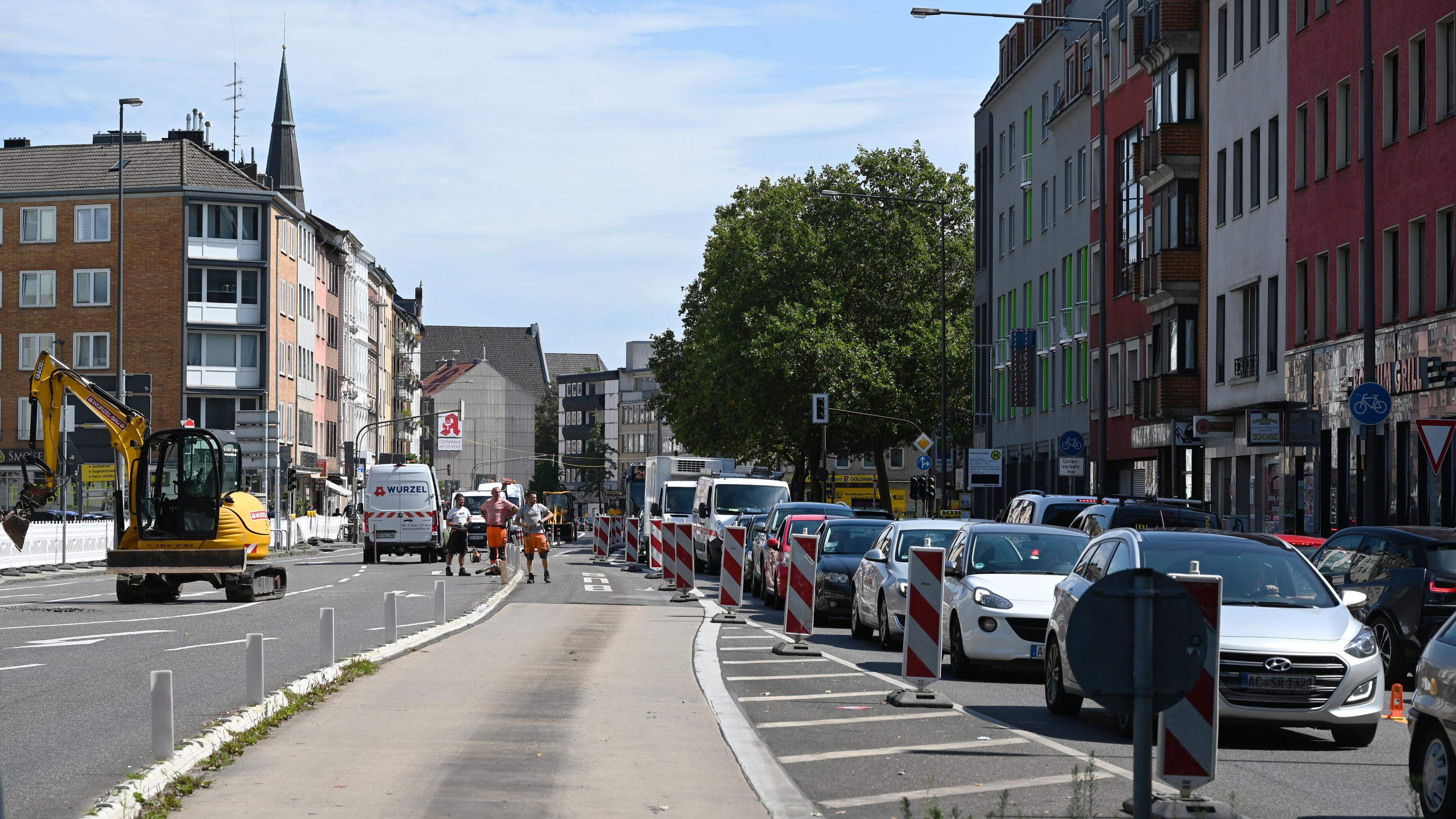 Neue Baustelle An Der Jülicher Straße Verschärft Verkehrslage Weiter ...