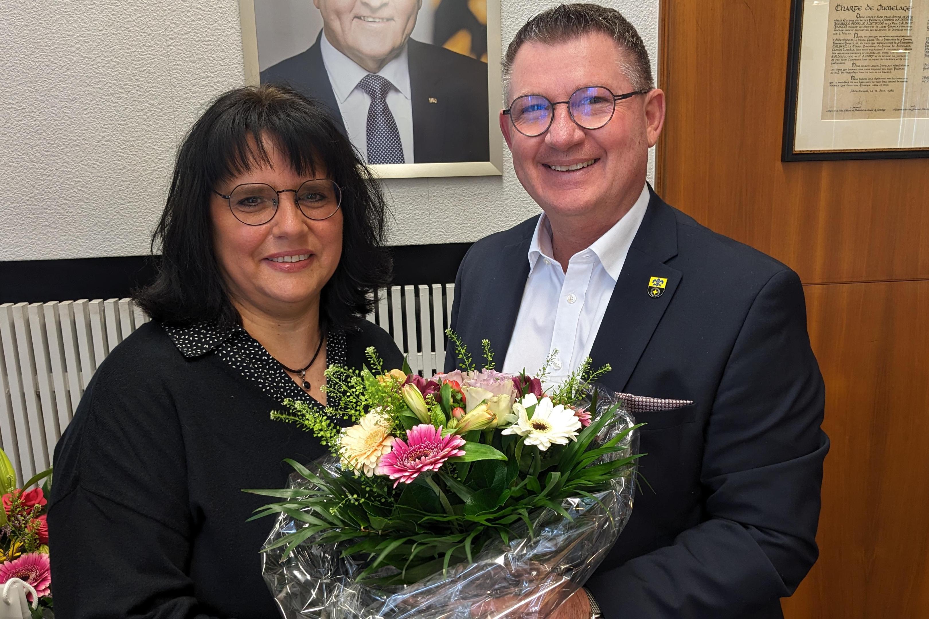 Michaela Stier (CDU) ist neue Stellvertreterin von Bürgermeister und Parteikollege Ralf Claßen. 
