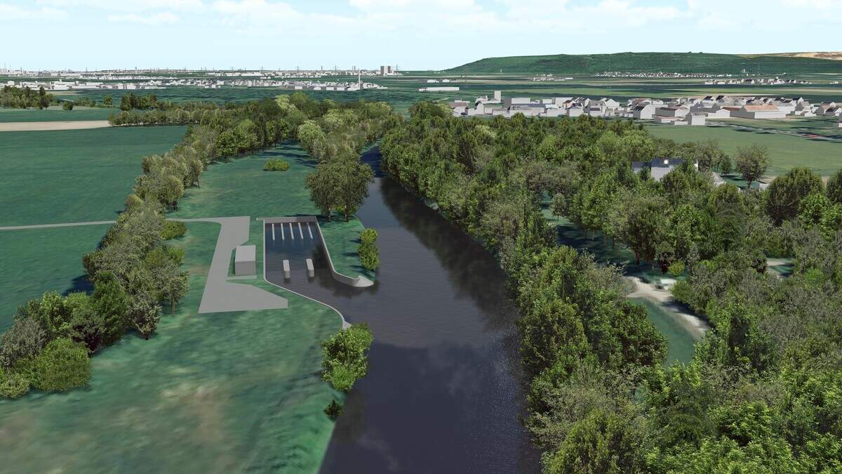 How the small Rur River is supposed to fill the 
