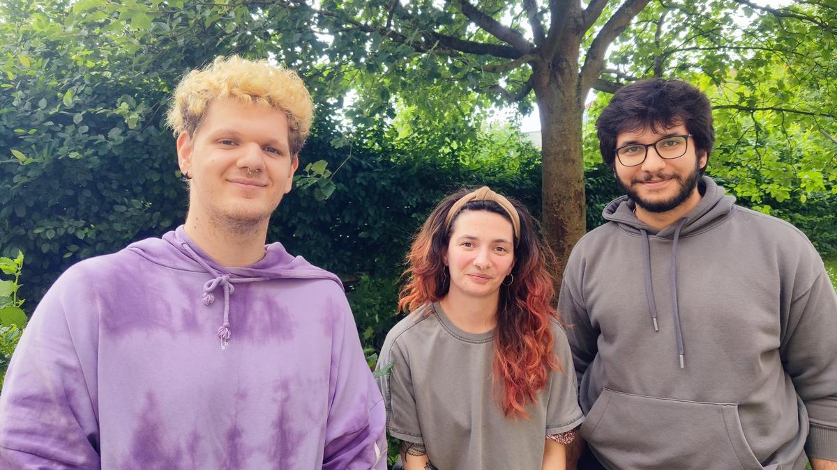 Ein engagiertes Team für die jungen Leute: (v.l.) Ben Keller, Laura Keller und Bertan Comert.