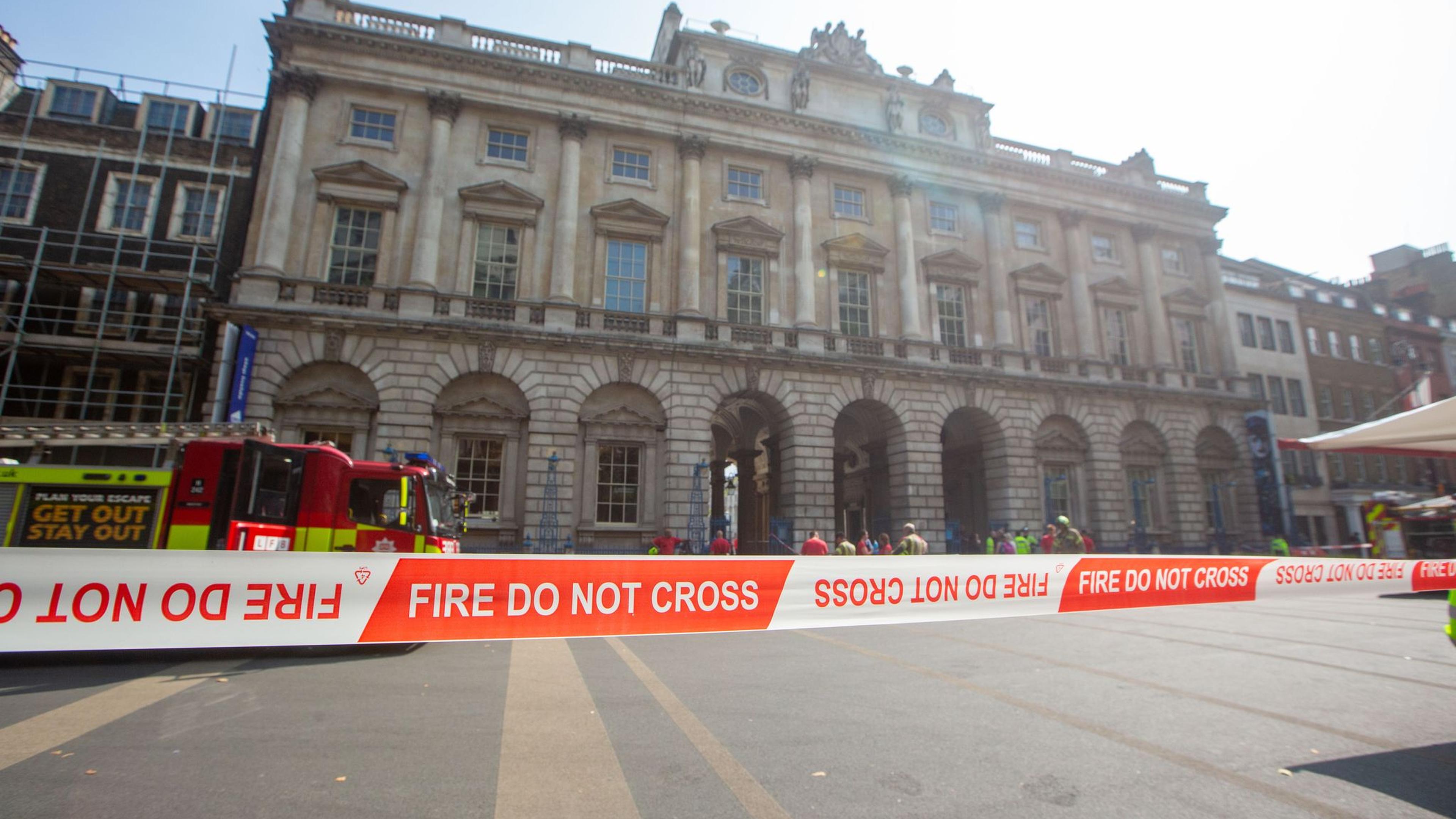 Aufatmen in London: Brand in Somerset House eingedämmt