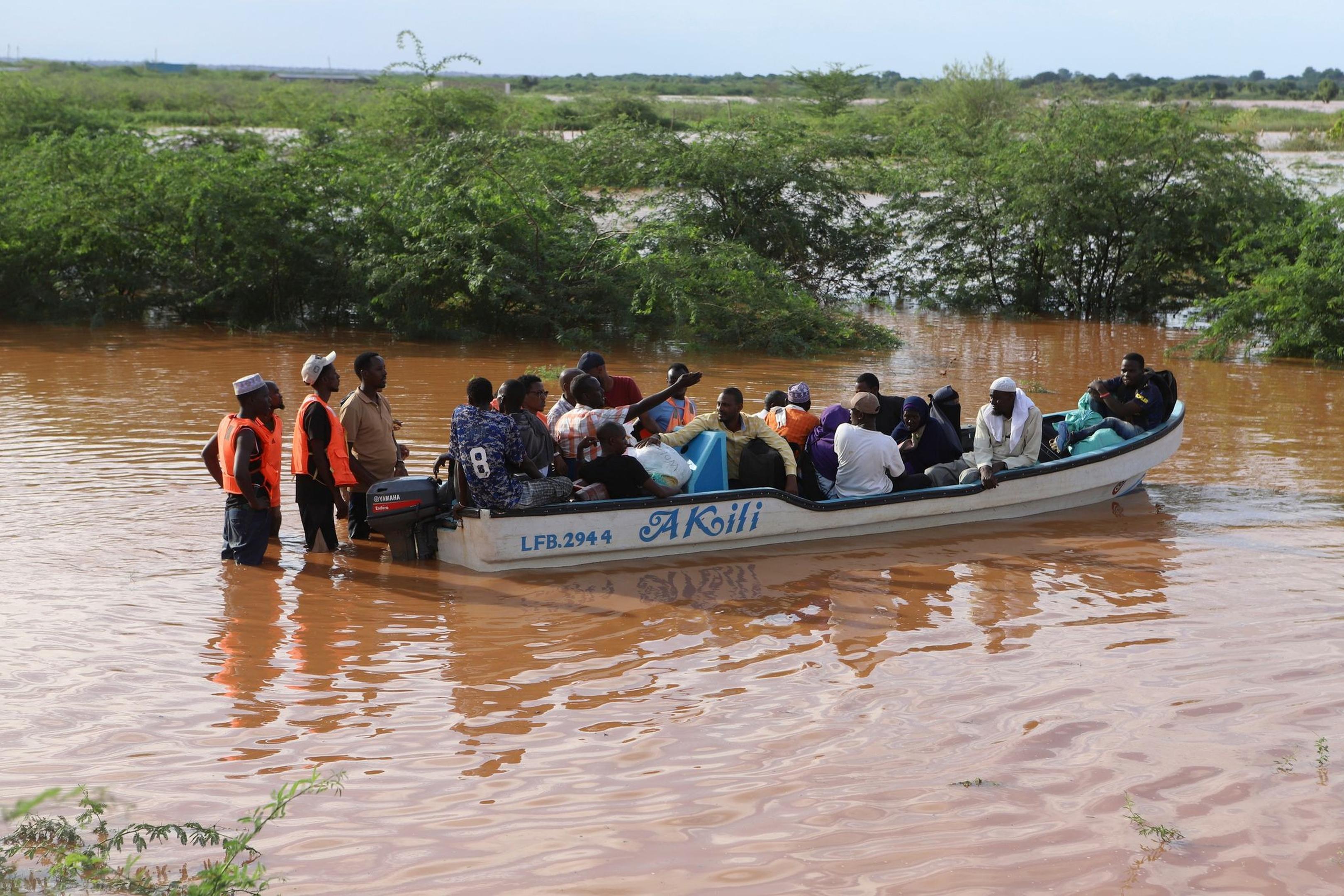Ein überflutetes Gebiet in Kenia. Für die kommenden Tage sind weitere schwere Regenfälle angekündigt.