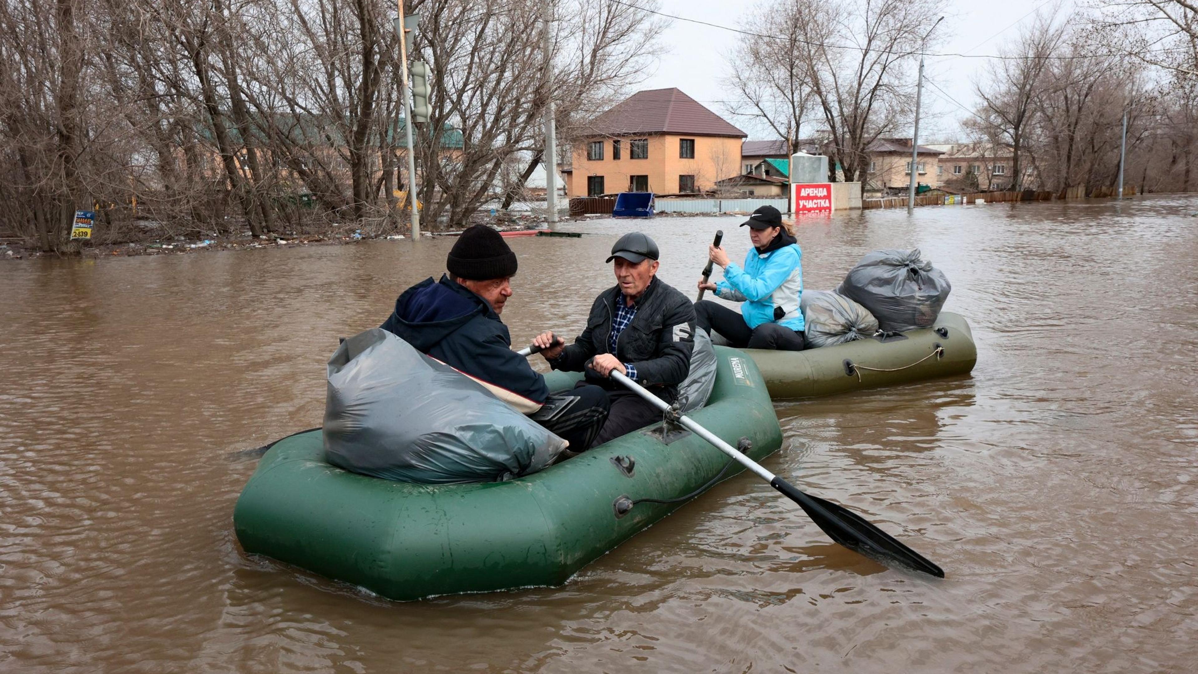 Russisches Flutgebiet: Wasser erreicht neuen H&ouml;chststand