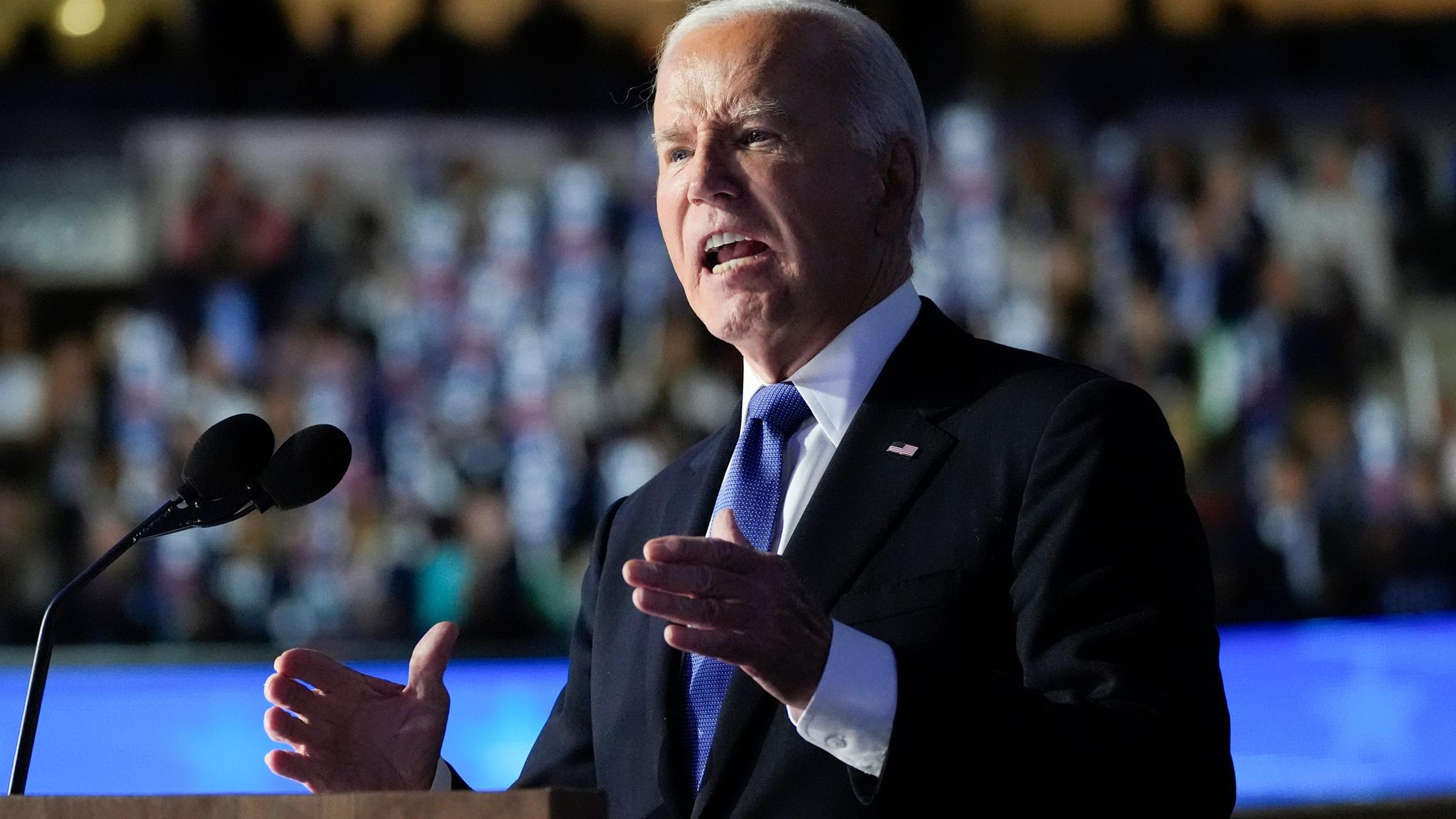 Biden bei Parteitag: Habe mein Bestes für Amerika gegeben