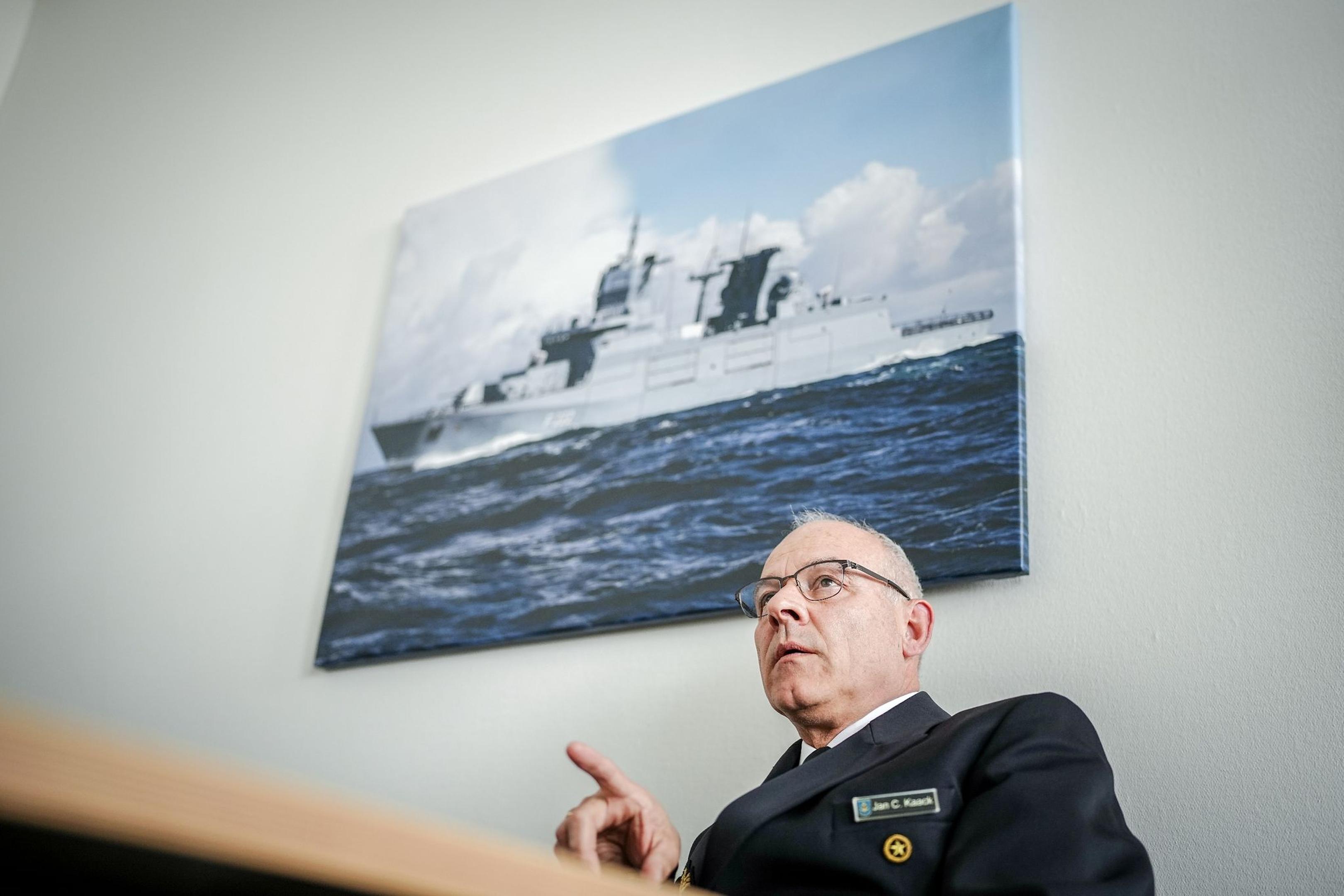 Vizeadmiral Jan Christian Kaack: „Ich bin mir da mit dem Minister einig, denn wir müssen jetzt in die Flotte der Zukunft investieren.“