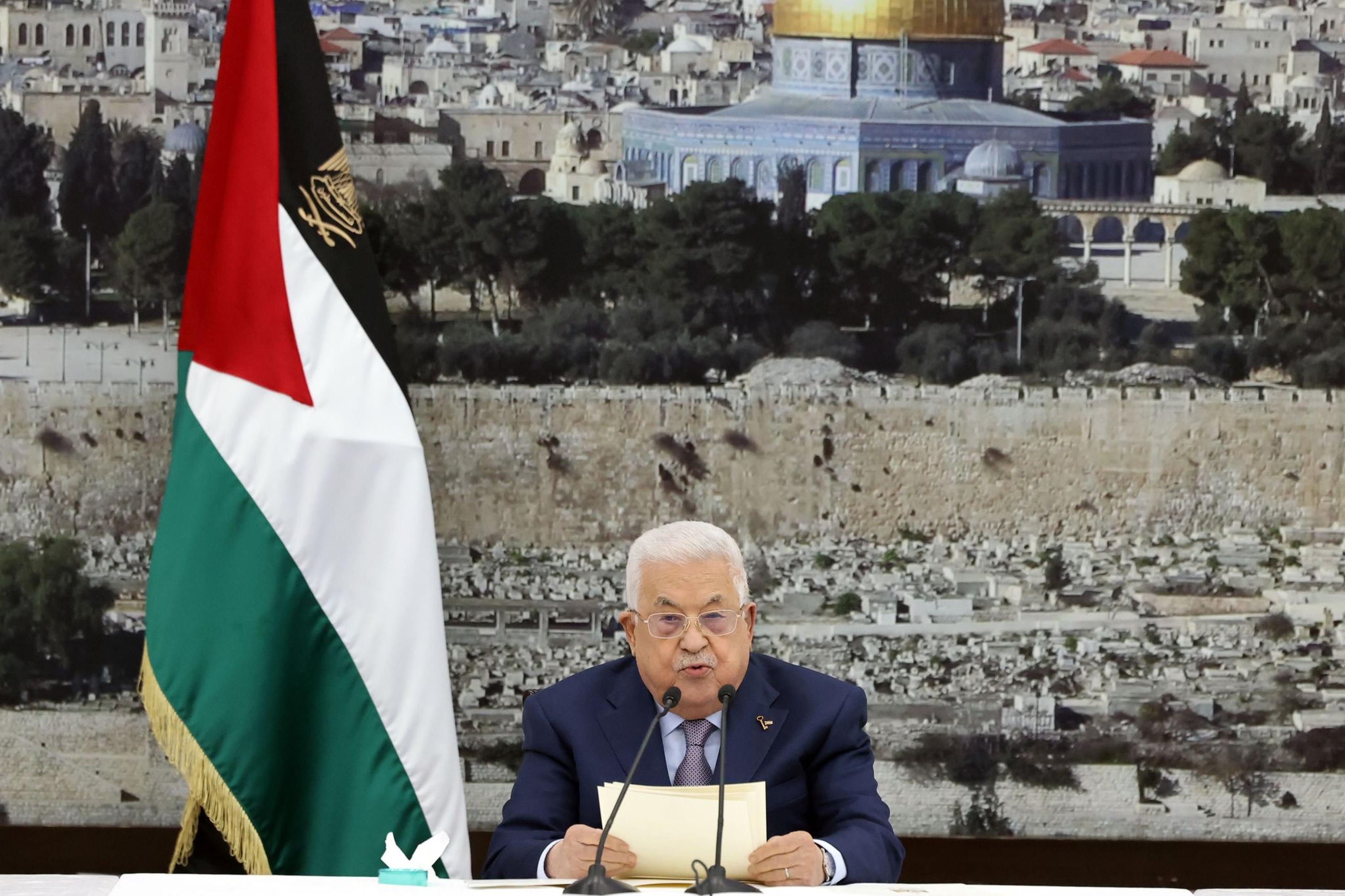 Palästinenserpräsident Mahmud Abbas.