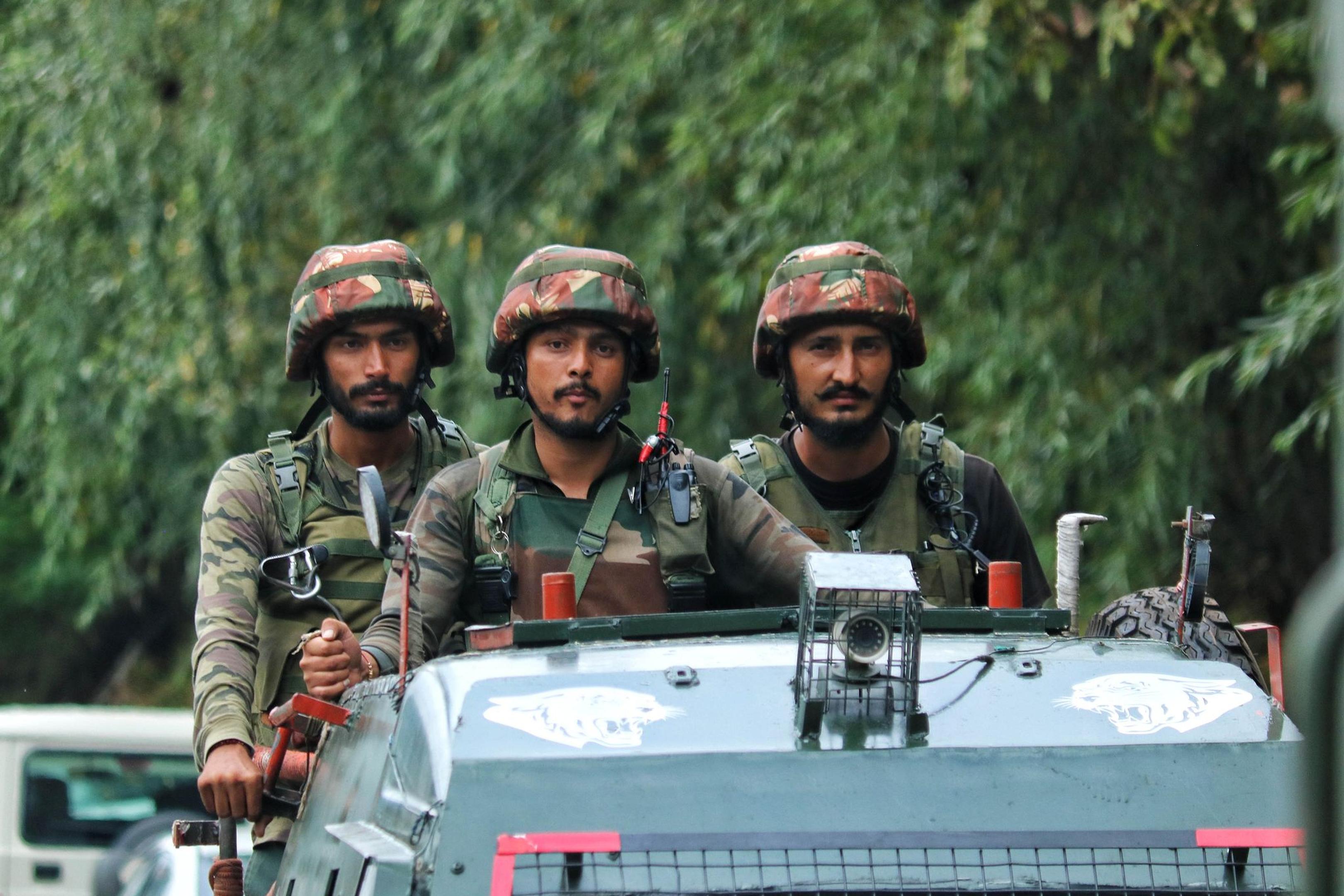 Soldaten der indischen Armee im Einsatz (Symbolbild).