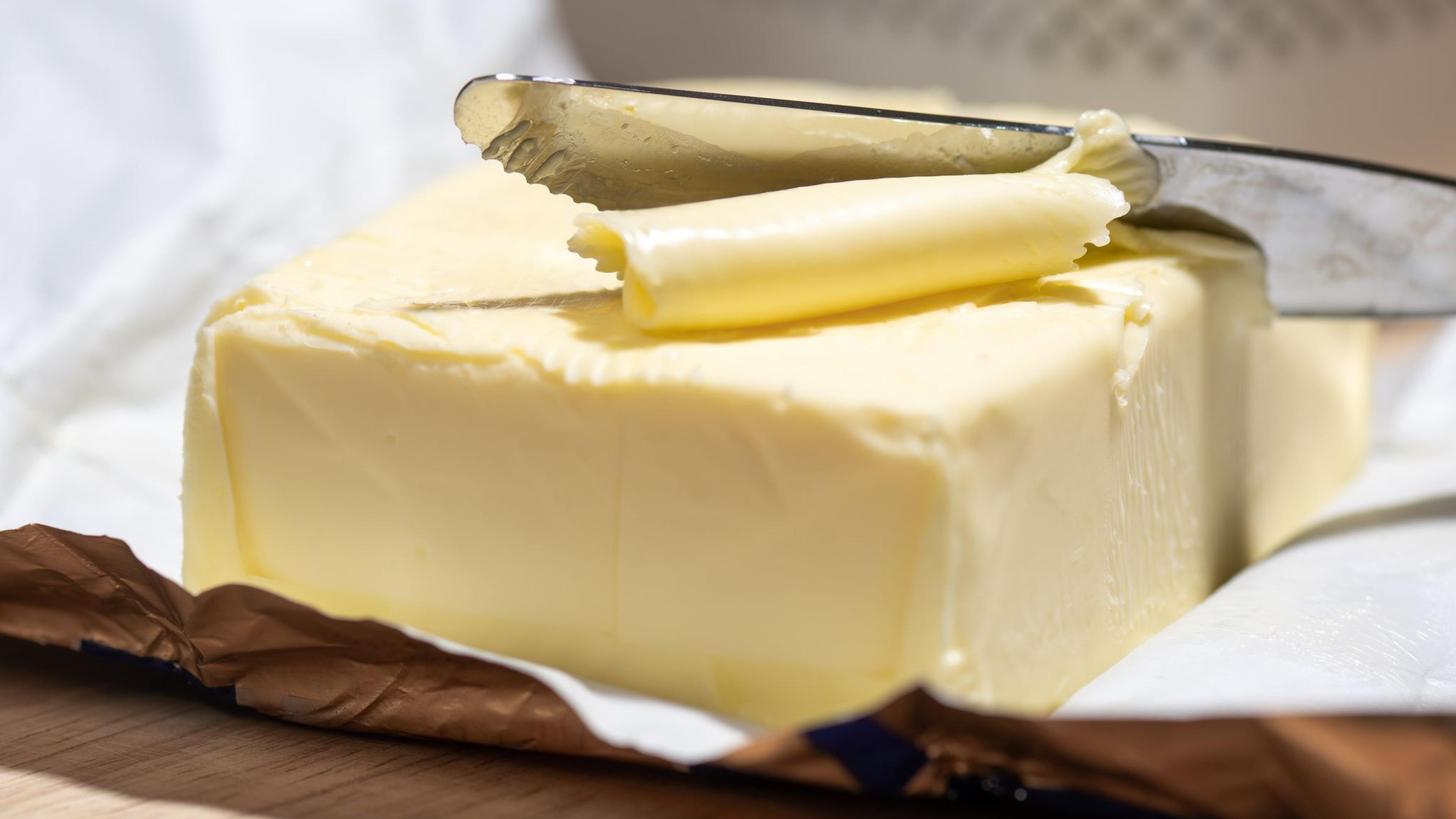 Butter fast 22 Prozent teurer als vor einem Jahr