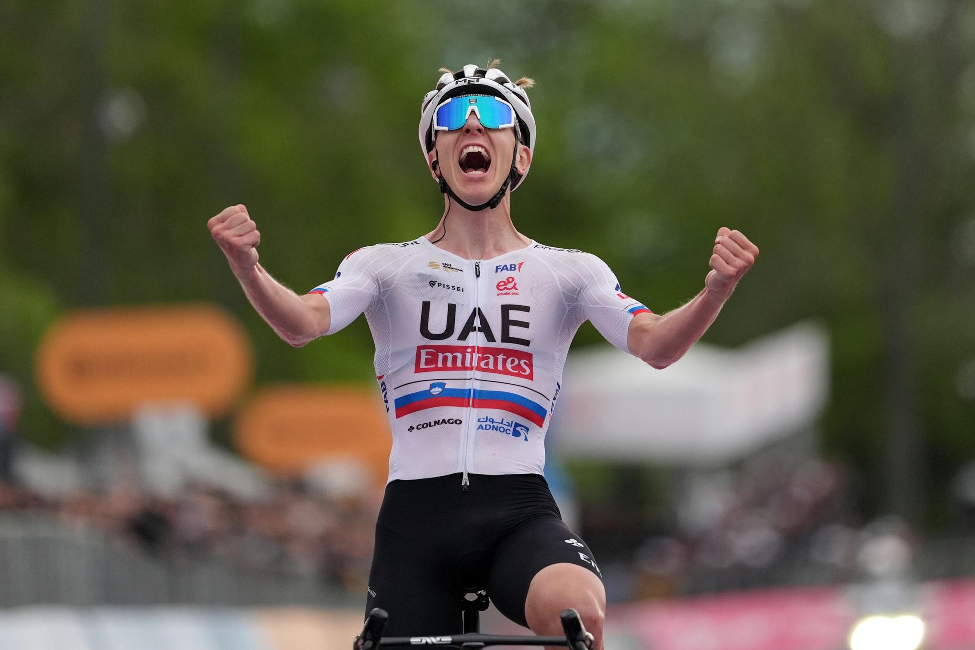 Giro d'Italia: Tadej Pogacar hat die zweite Etappe gewonnen.