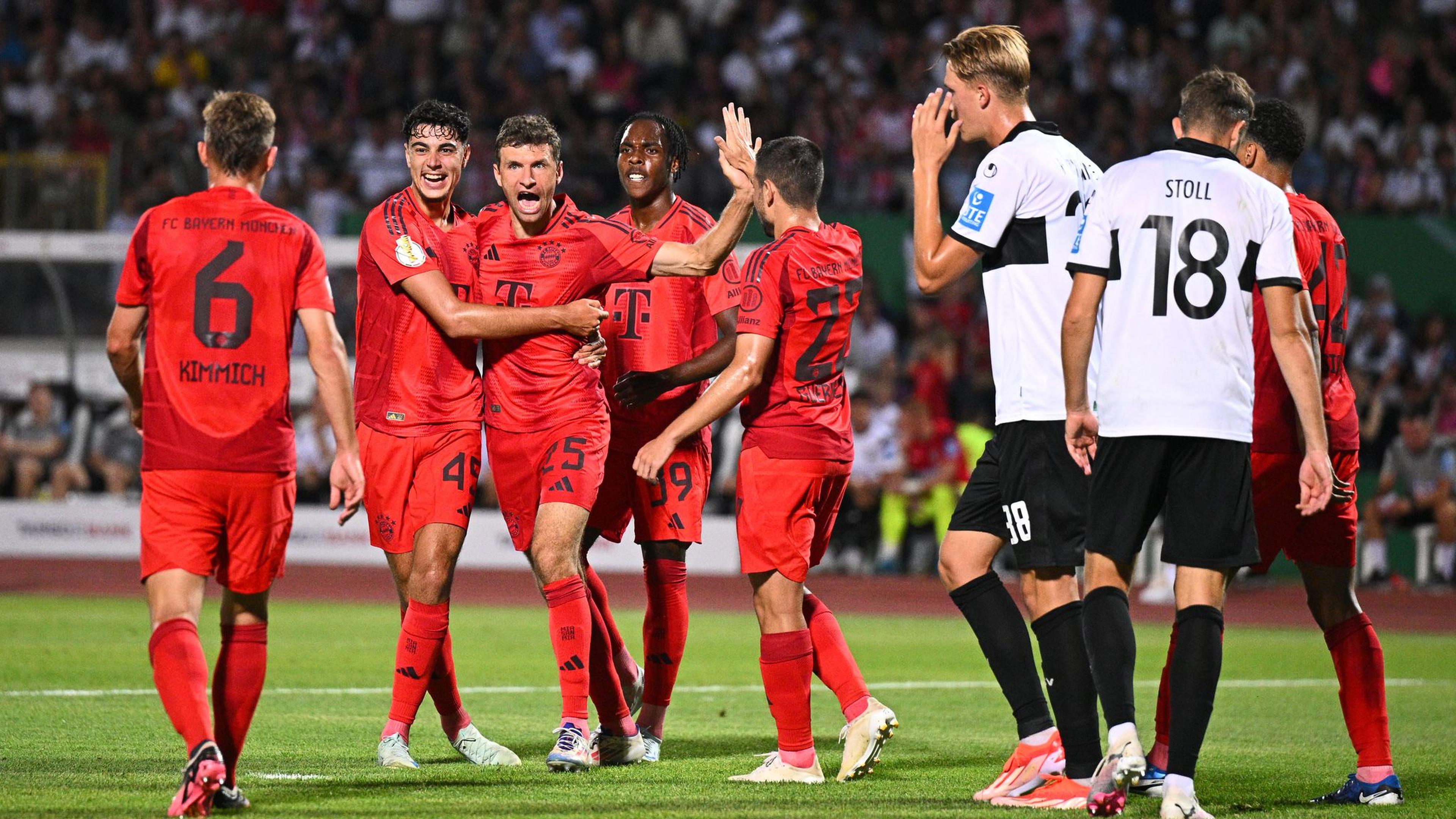 Bayern M&uuml;nchen siegt im Pokal souver&auml;n beim SSV Ulm